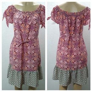 Motherhood peasant dress